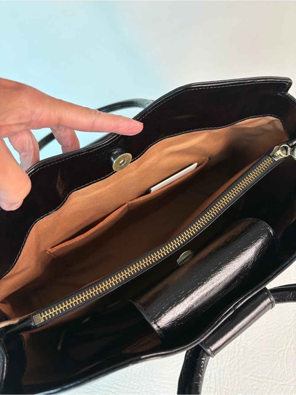 HOBO | Heidi Satchel Black Leather NWT